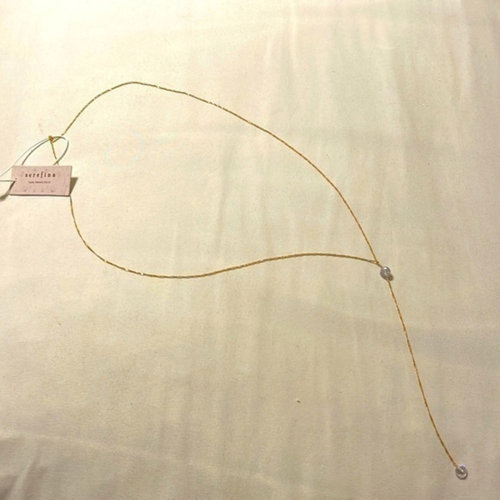 Anthropologie Serefina Lorraine Back Necklace.